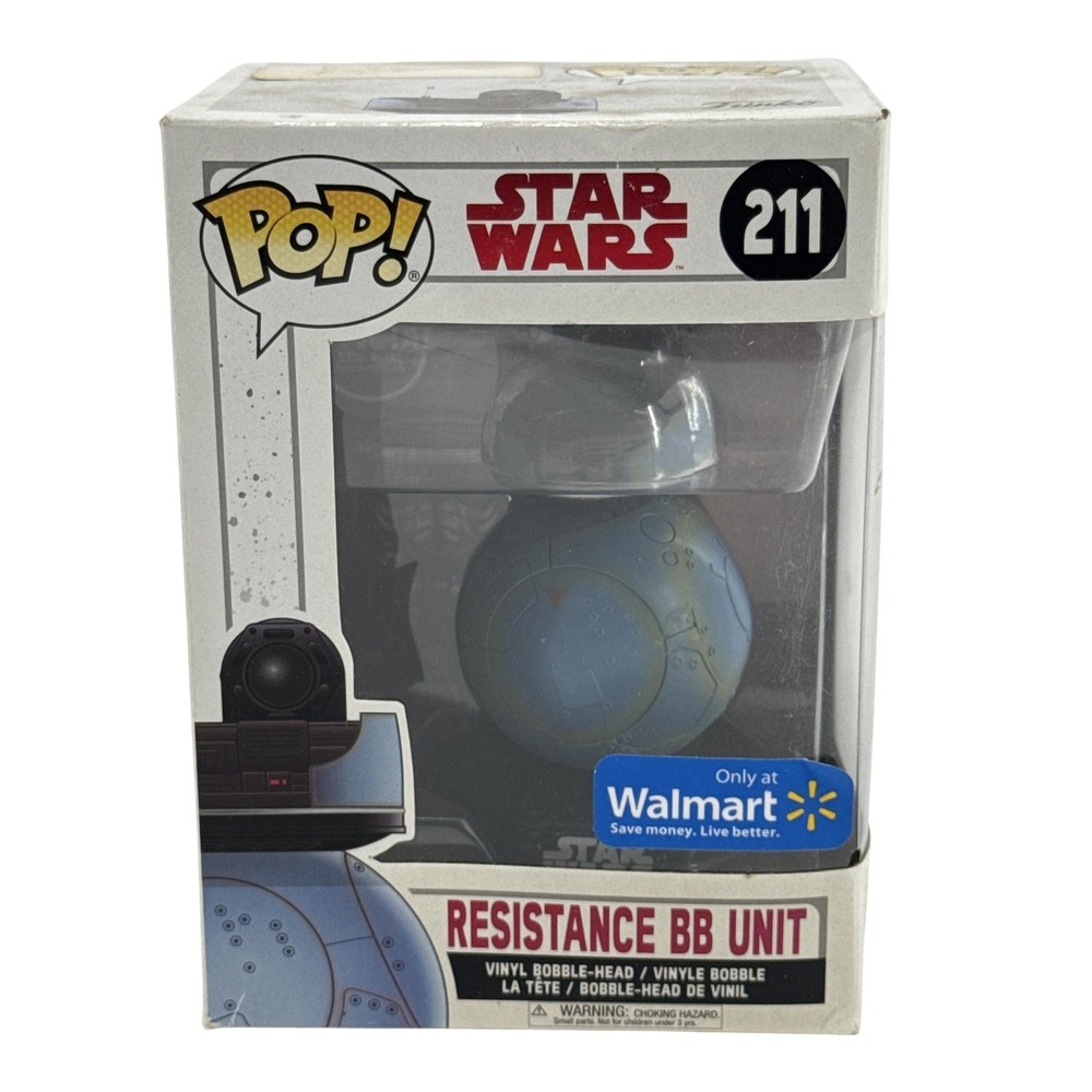 Funko Pop Star Wars‎ Resistance BB Unit 211 Figure Walmart Exclusive Blue Vinyl